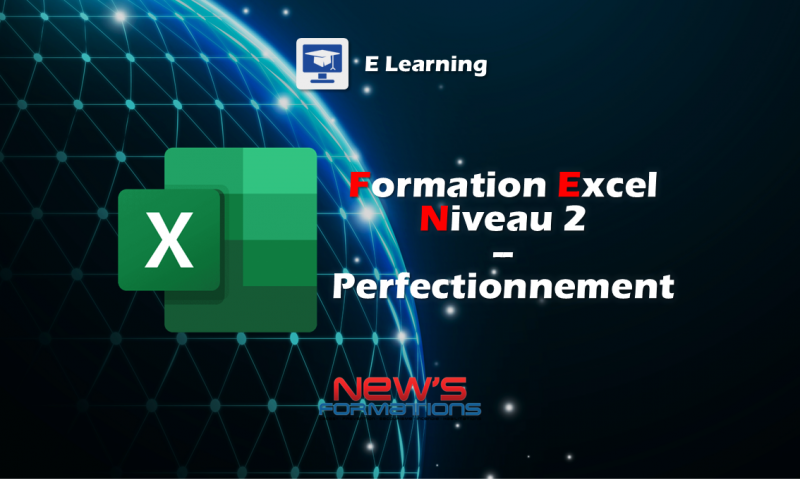 Formation Excel Niveau 2 : Perfectionnement - E-learning